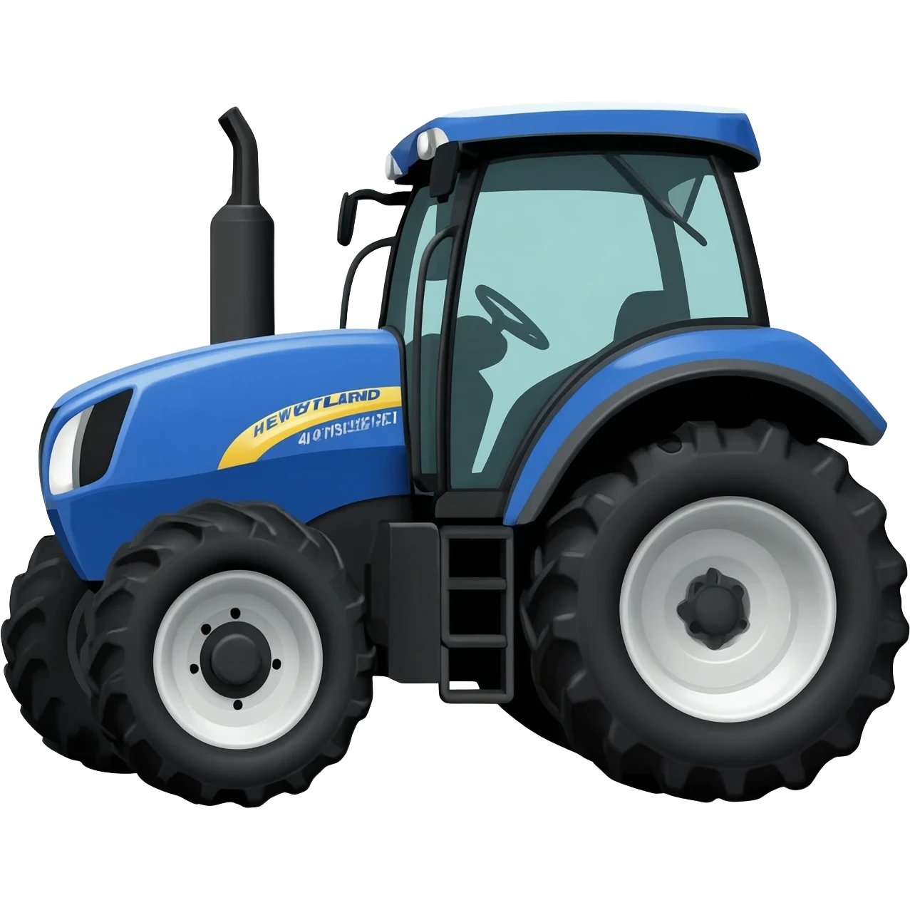 tracteur new holland bleu emoji