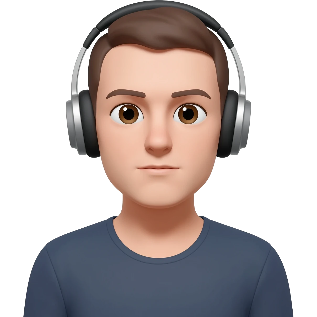 Kulaklık dinleyen insan emoji