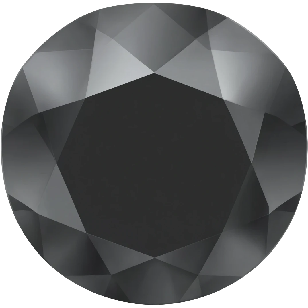 Diamante negro emoji emoji