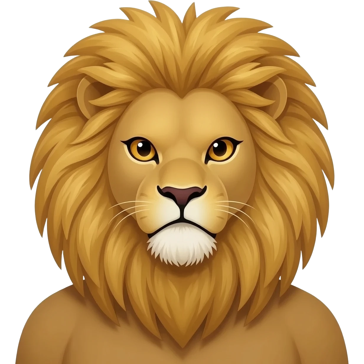 A lion person emoji