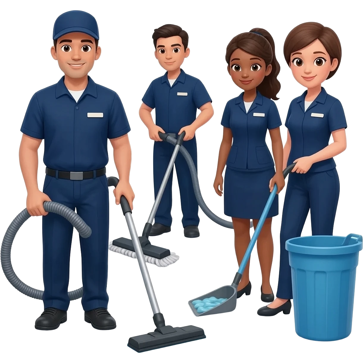 cleaning crew emoji