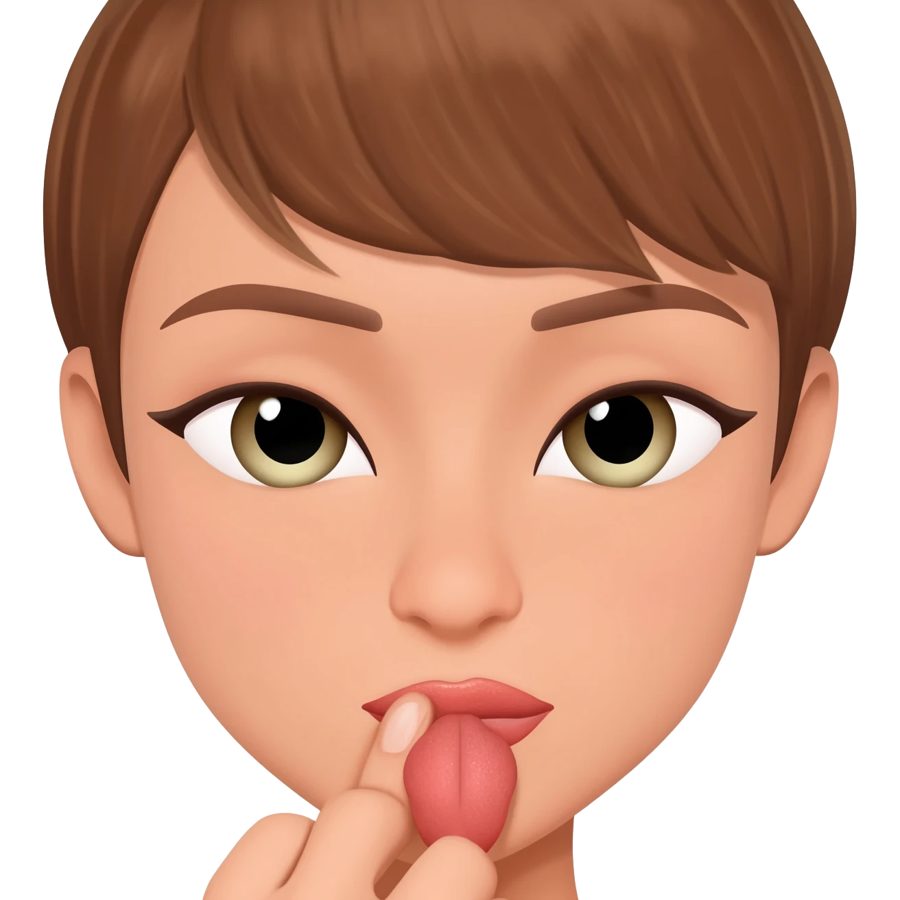 licking vagina emoji