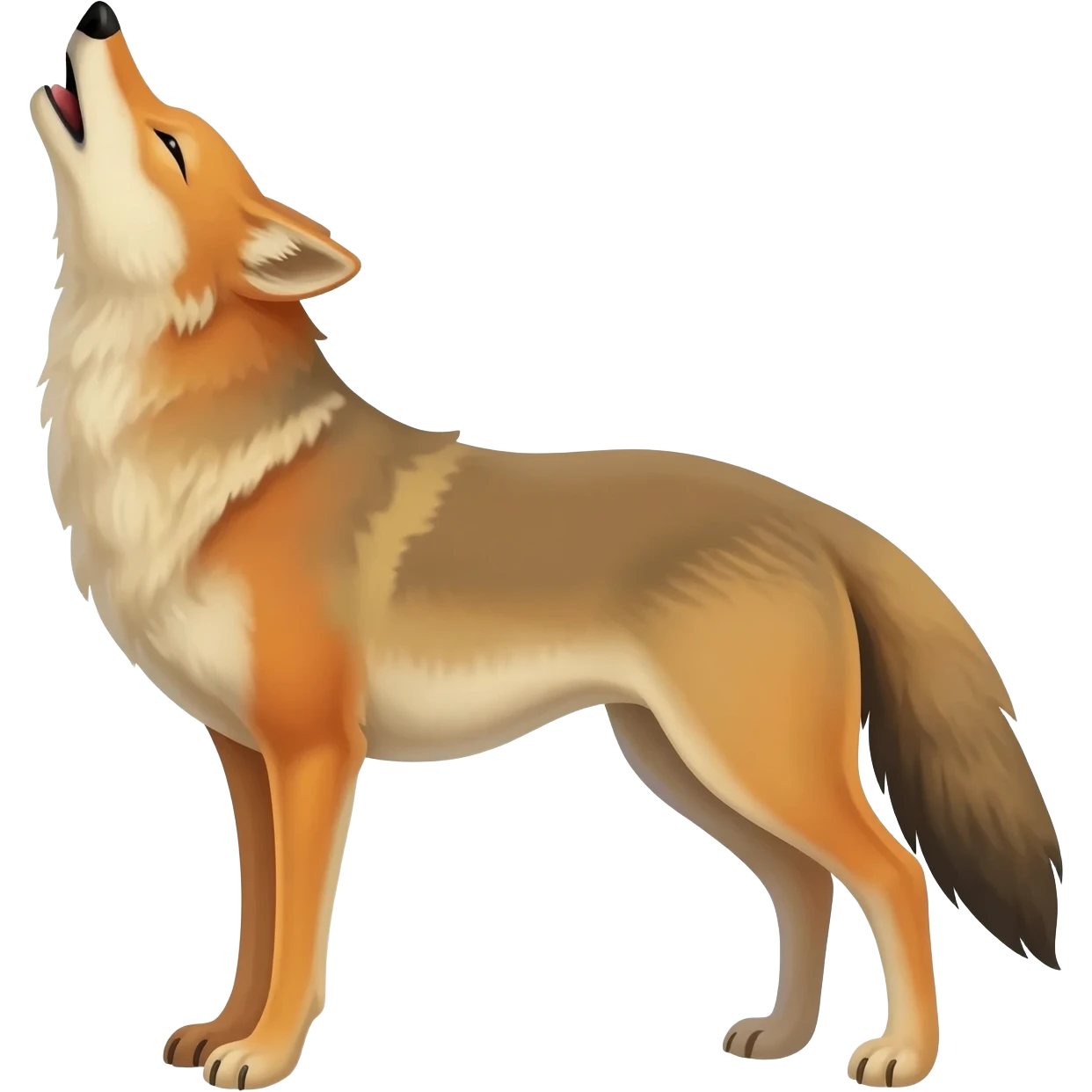 coyote howling emoji