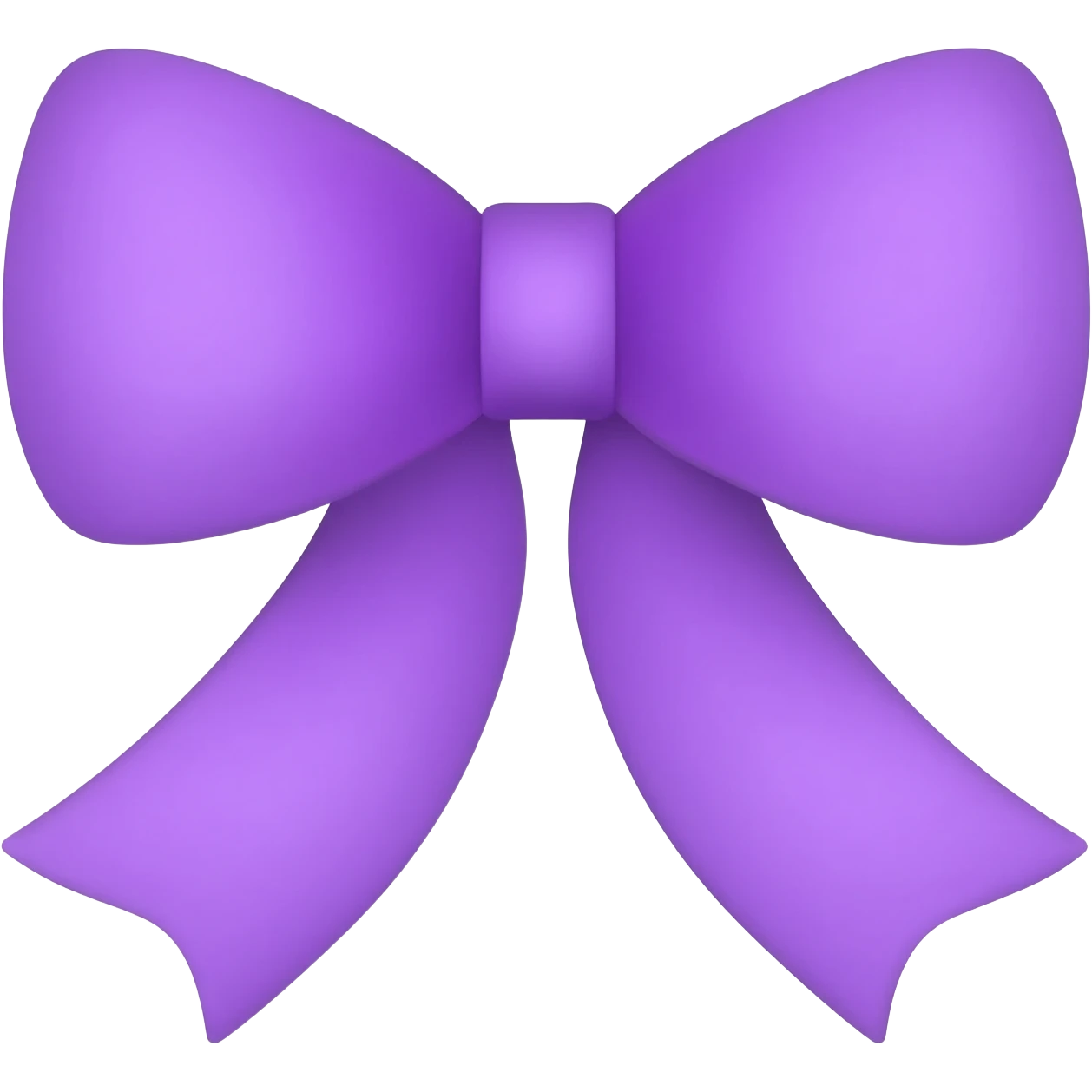 purple bow emoji