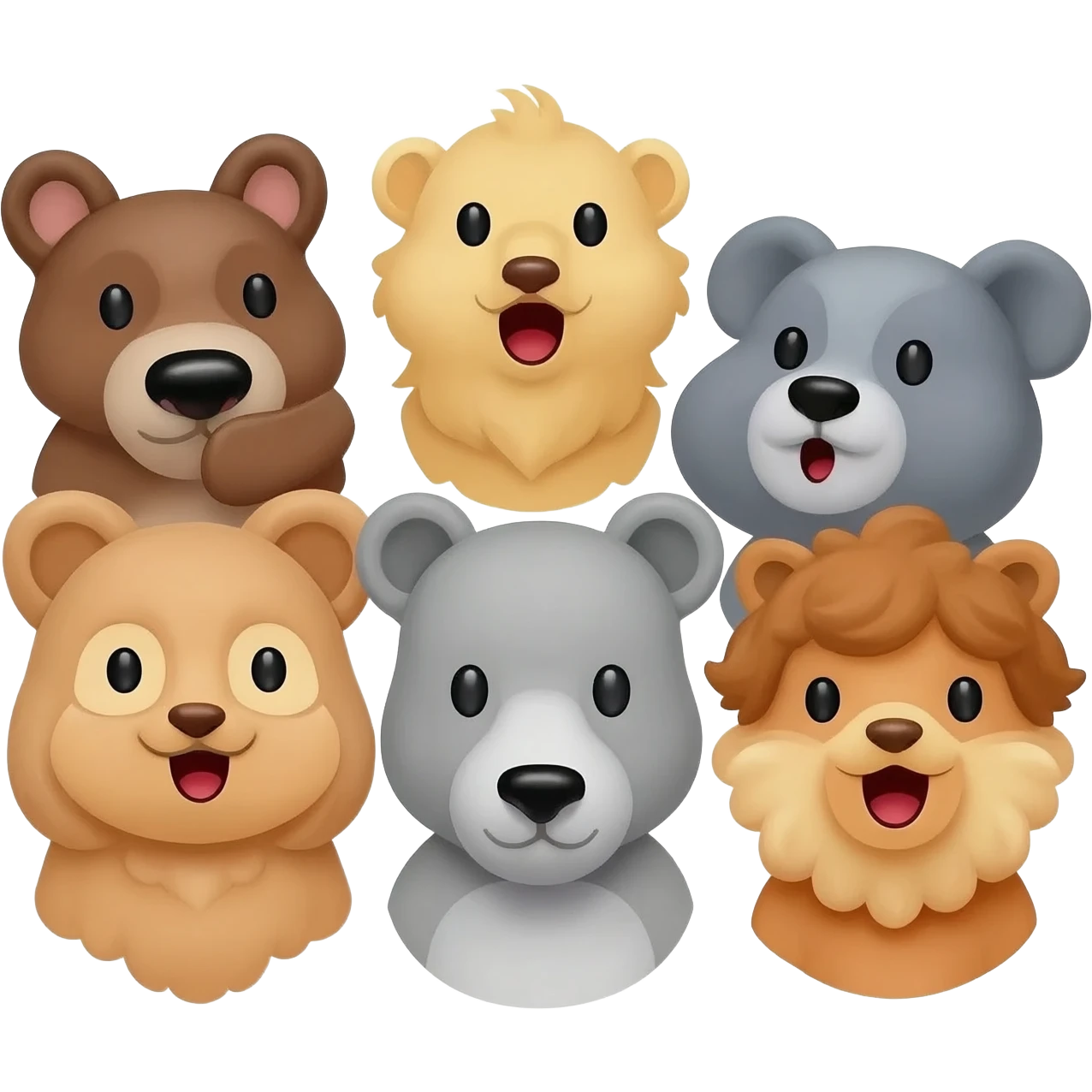 animal choir face emoji