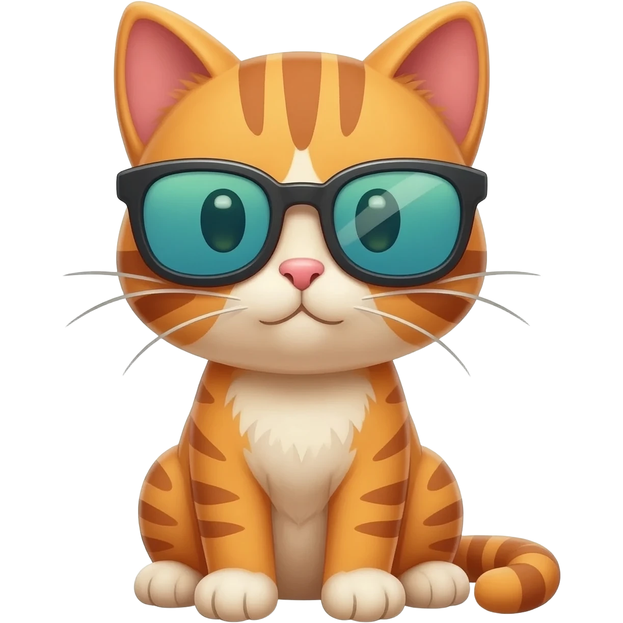 Cat wearing sunglasses emoji