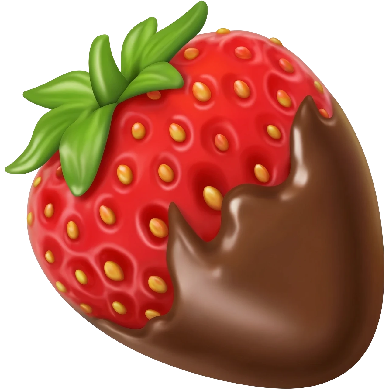 strawberry chocolate swirl emoji
