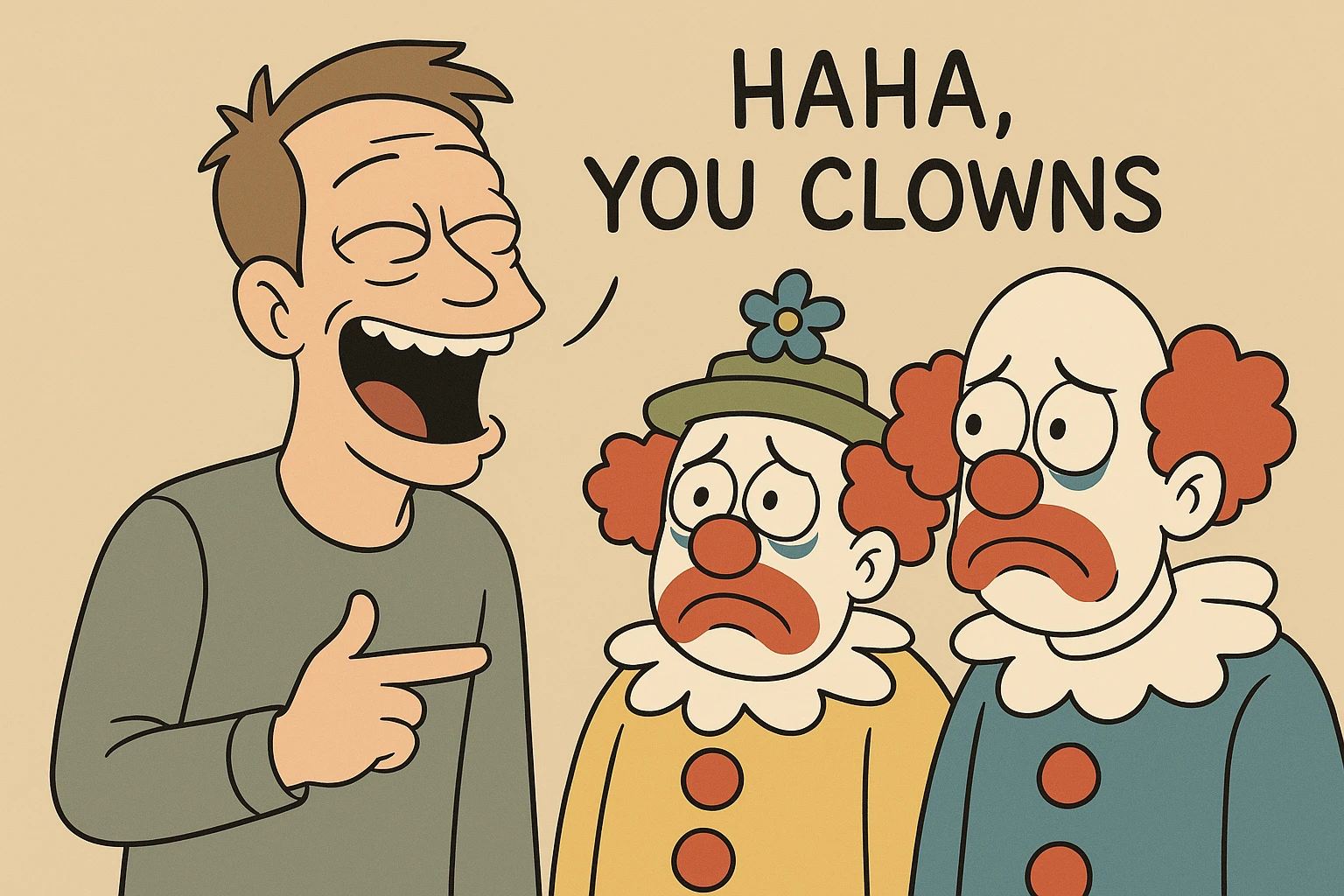 Haha, You Clowns  emoji