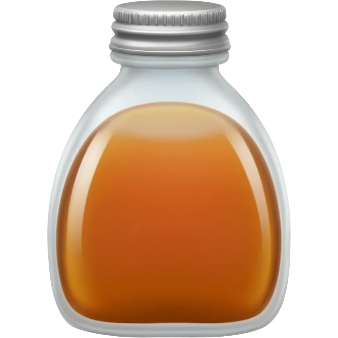 cler syrup in glass bottle with a lid emoji