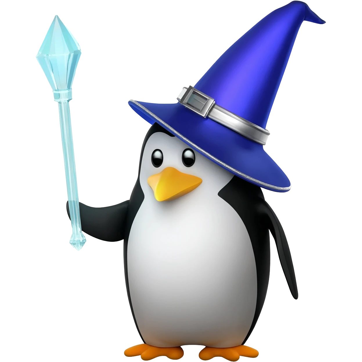Penguin Wizard emoji