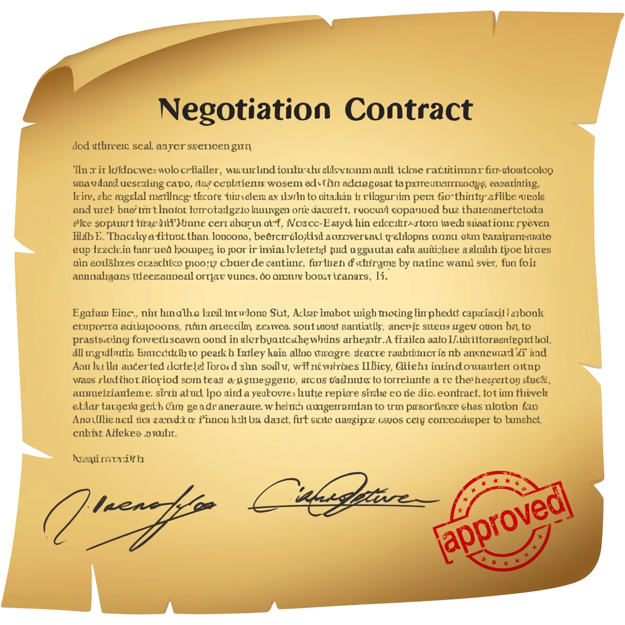 negotiation contract emoji