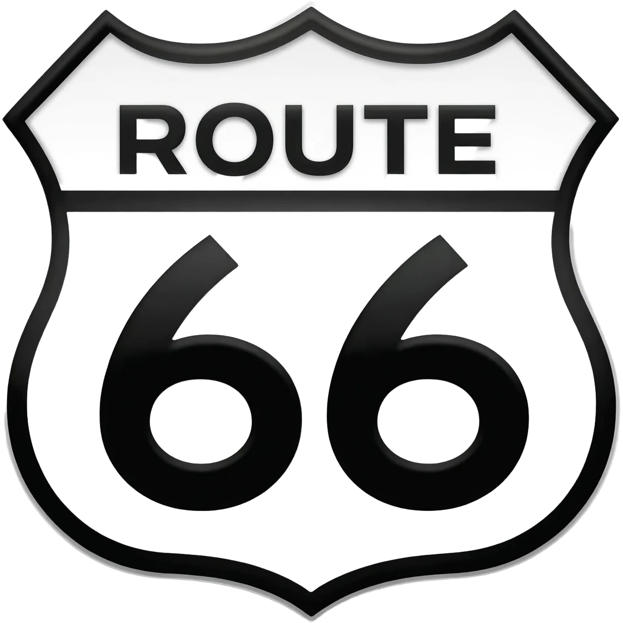 Route 66 logo emoji