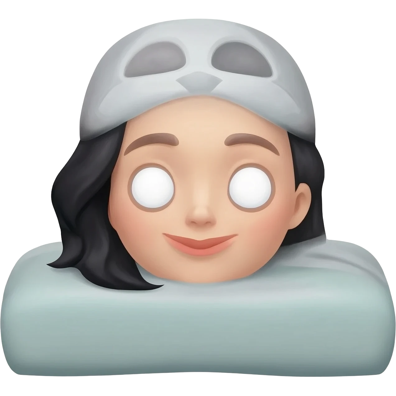 white woman tanbed black hair emoji
