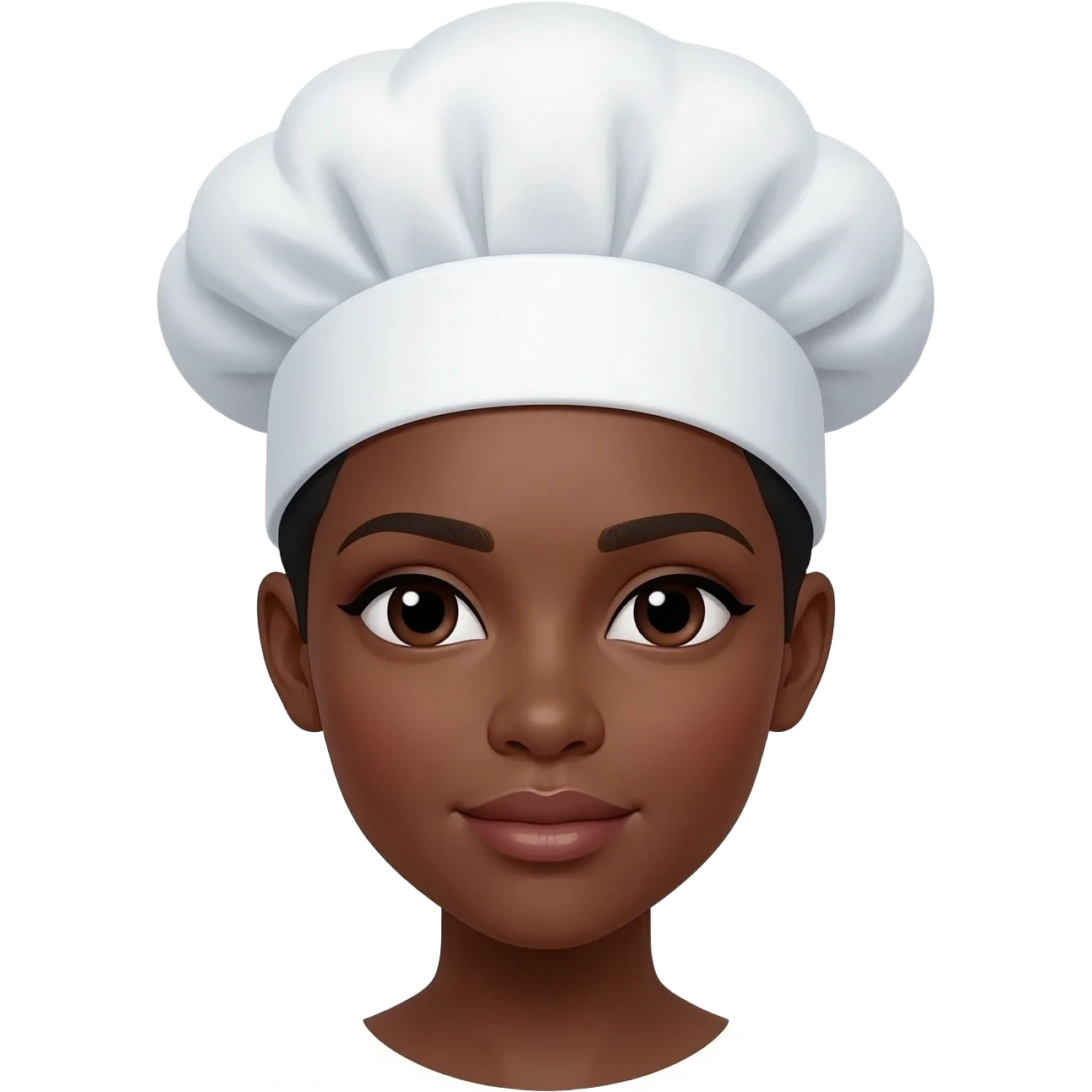 black woman in a chef hat emoji