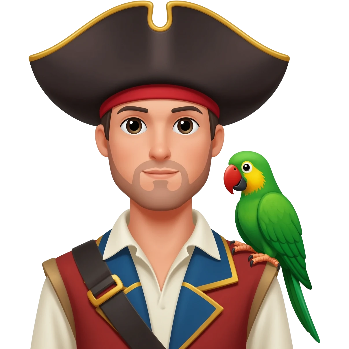 pirate and parrot emoji