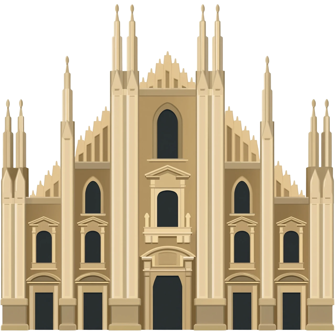 Voglio creare il Duomo di Milano emoji