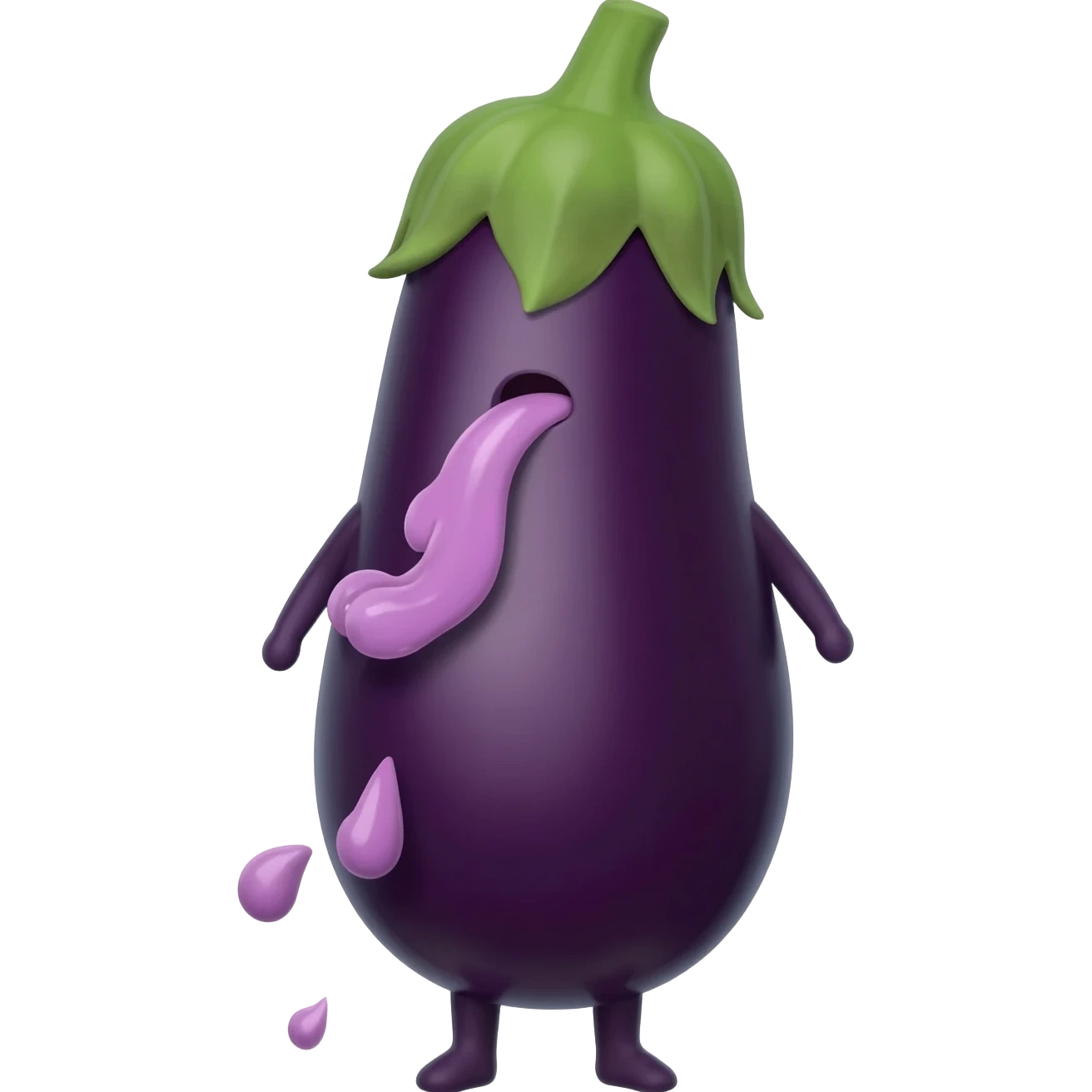 Cop sucking eggplant emoji