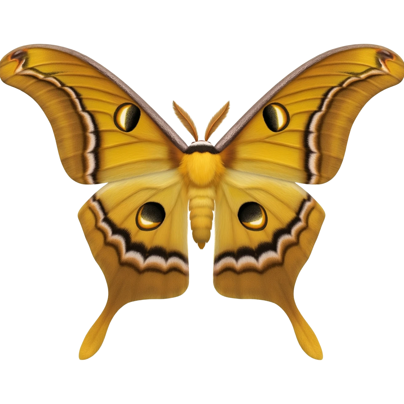 hybrid luna moth emoji