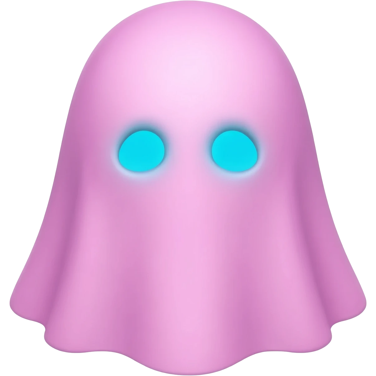 Pink ghostface emoji