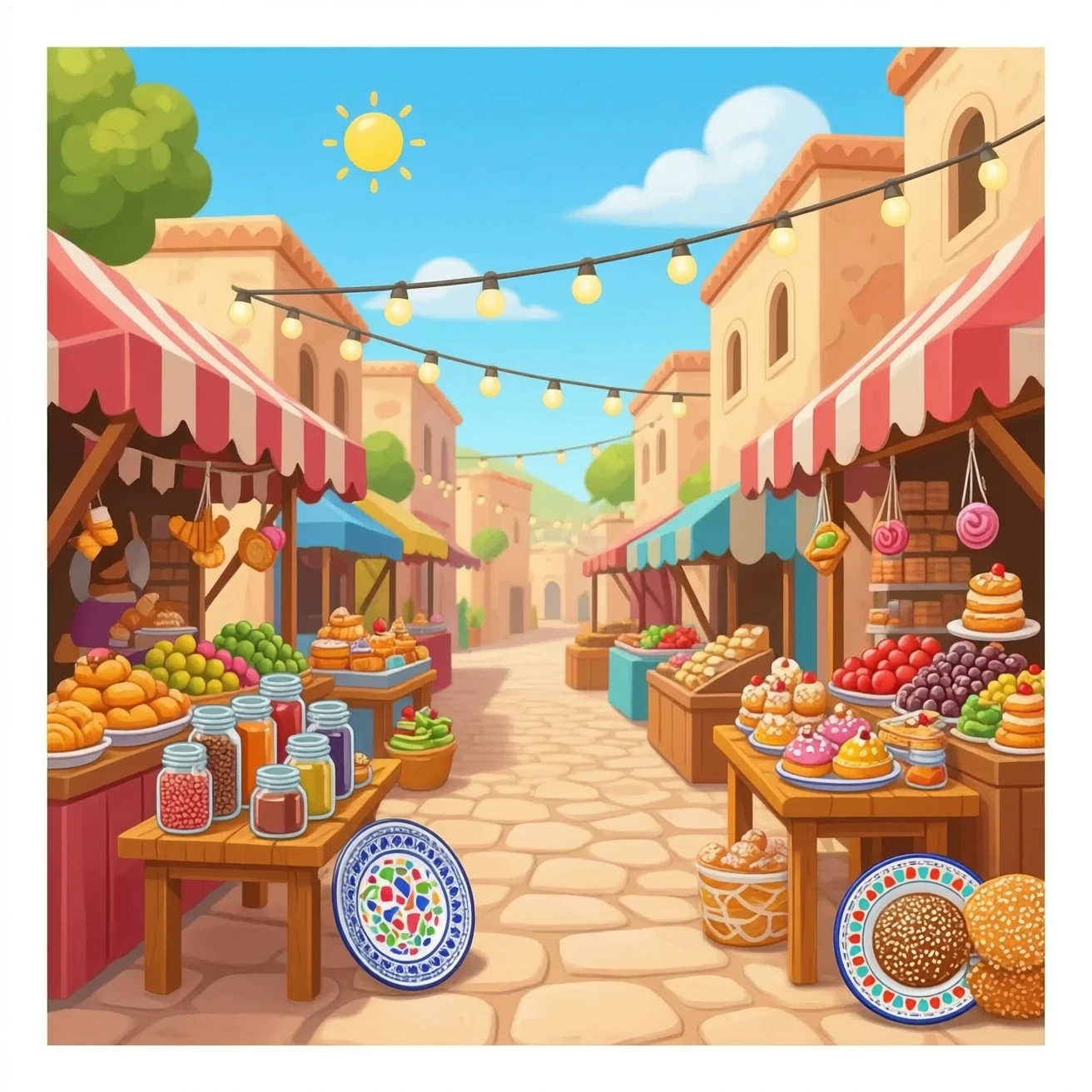 Tizi town my city Sweet foods emoji
