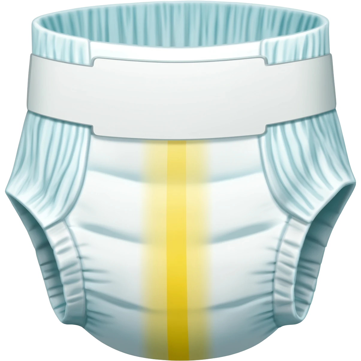 A diaper containing pee emoji