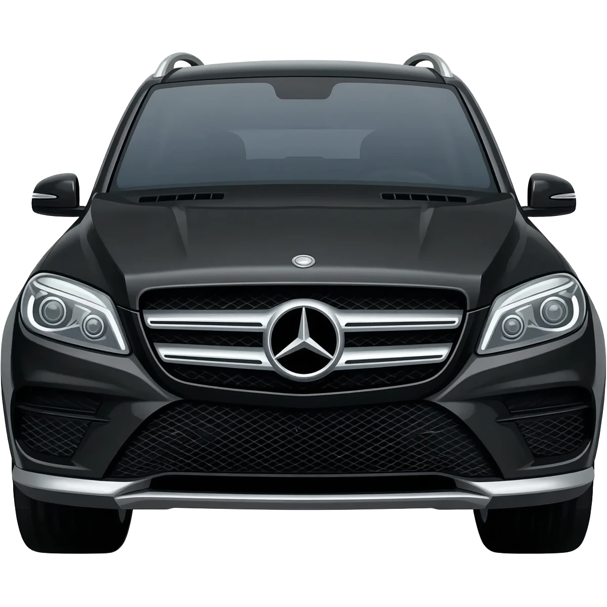 Black suv mercedes emoji