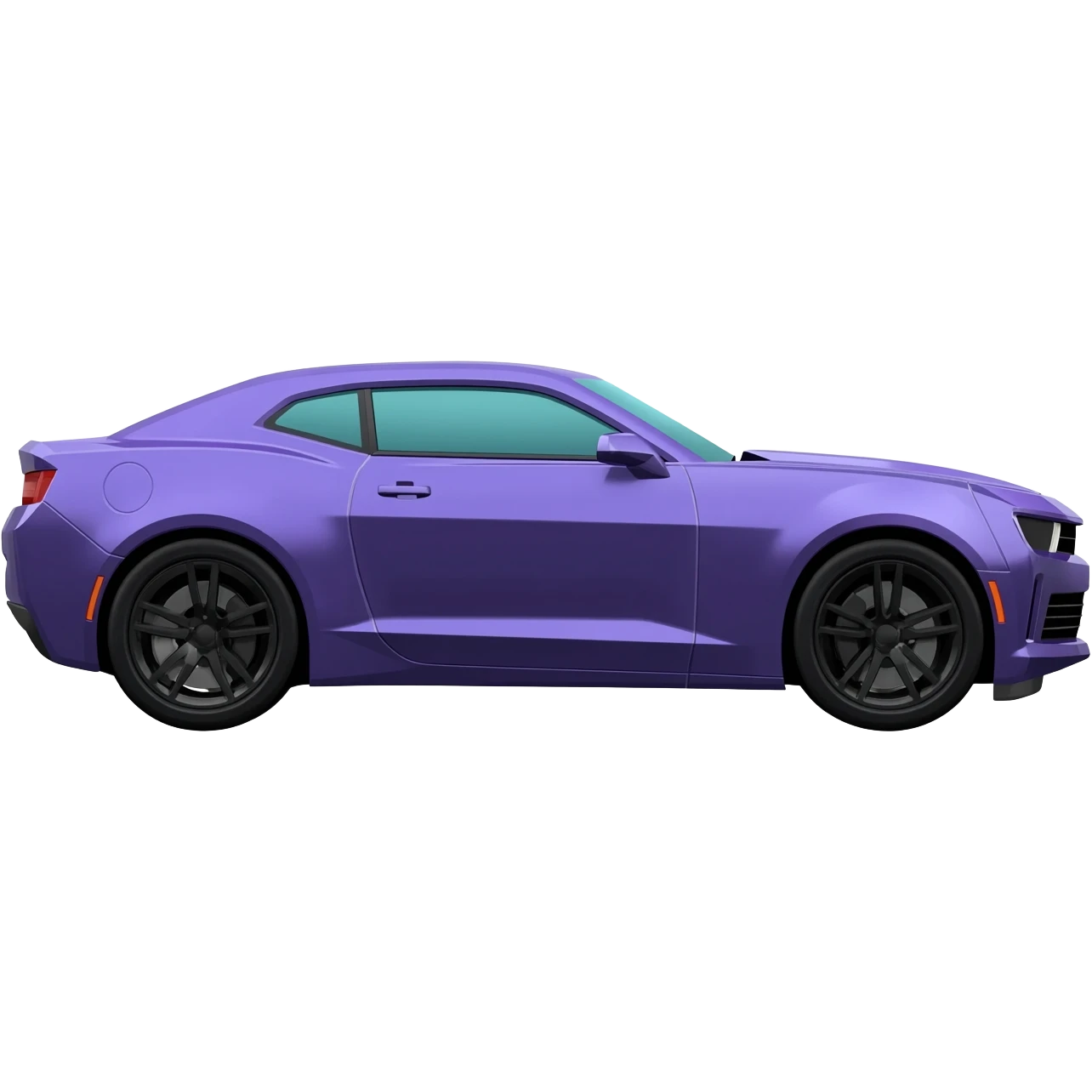 Un Camaro zl1 de lado emoji