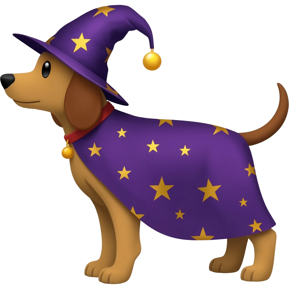 Dog wizard emoji