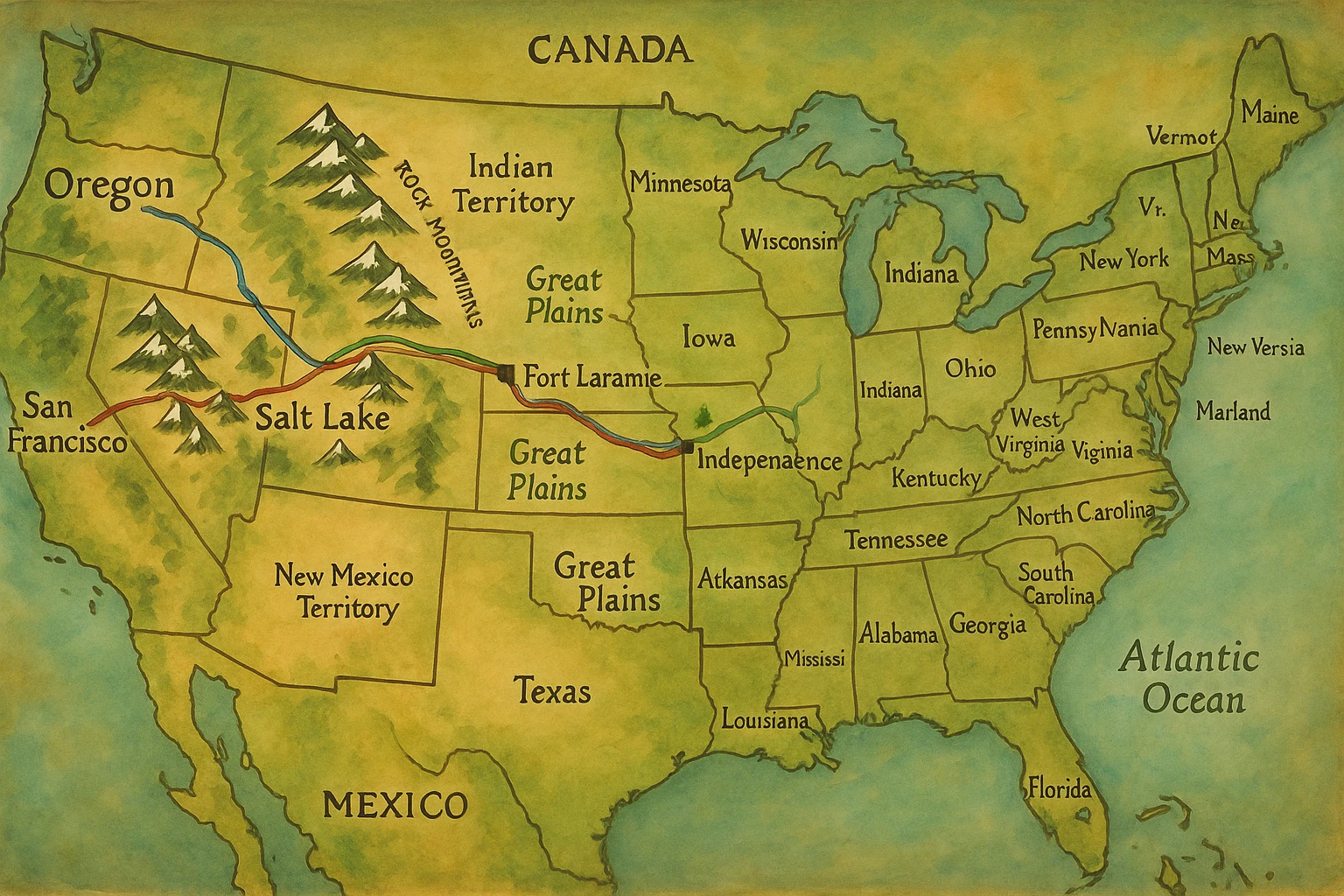 Make a copy of this map with all the matching labels and route lines emoji