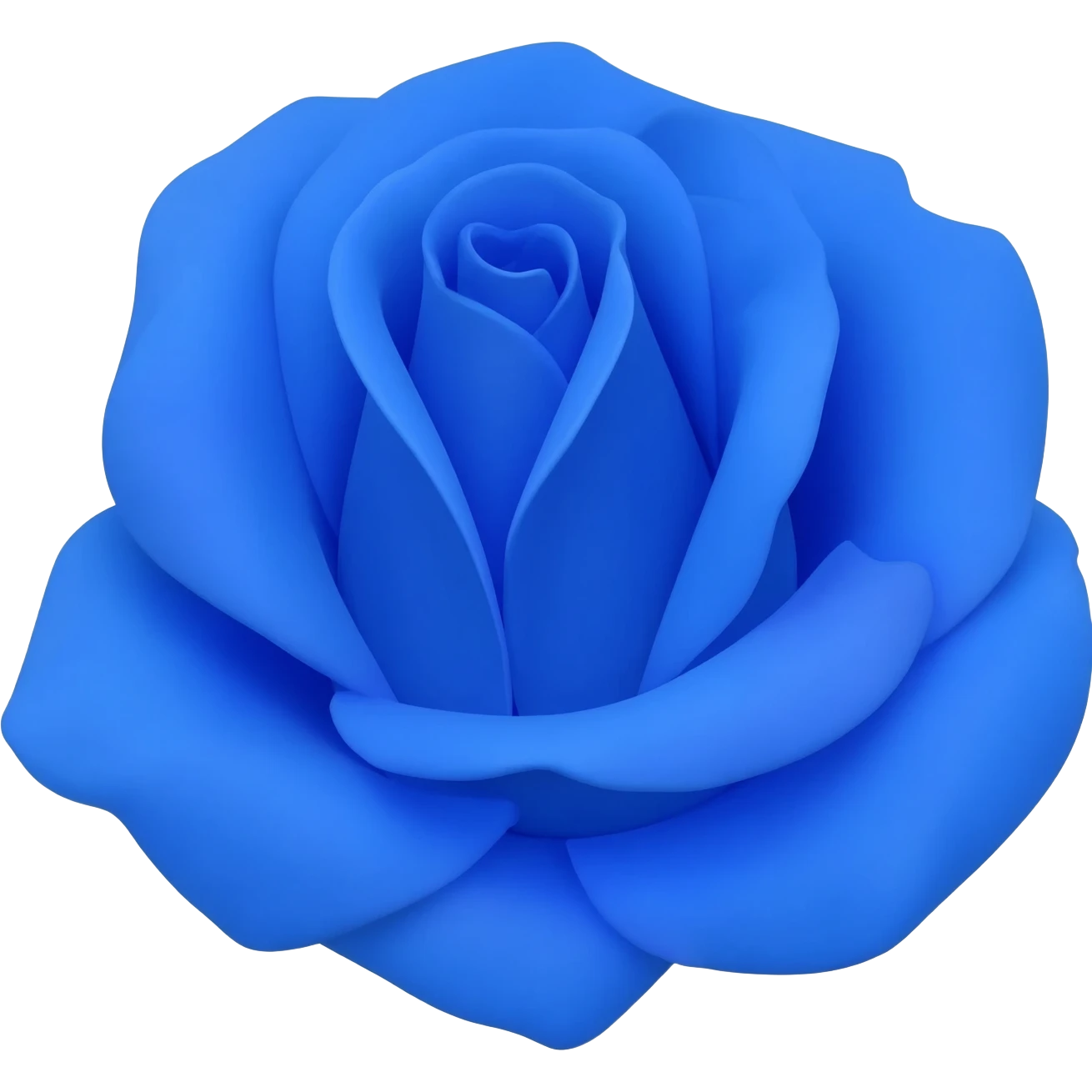 blue rose emoji