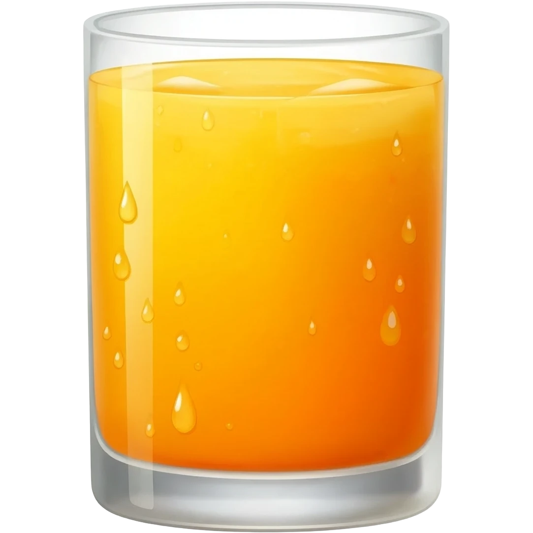 fresh orange juice emoji