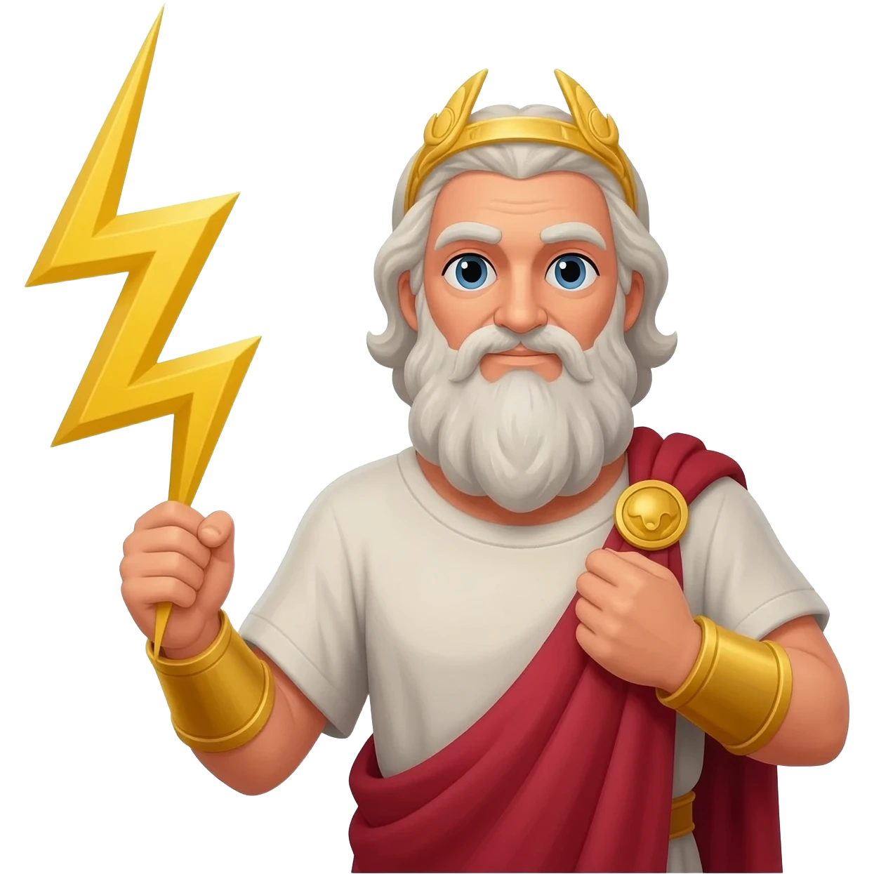 zeus lightning greek god emoji