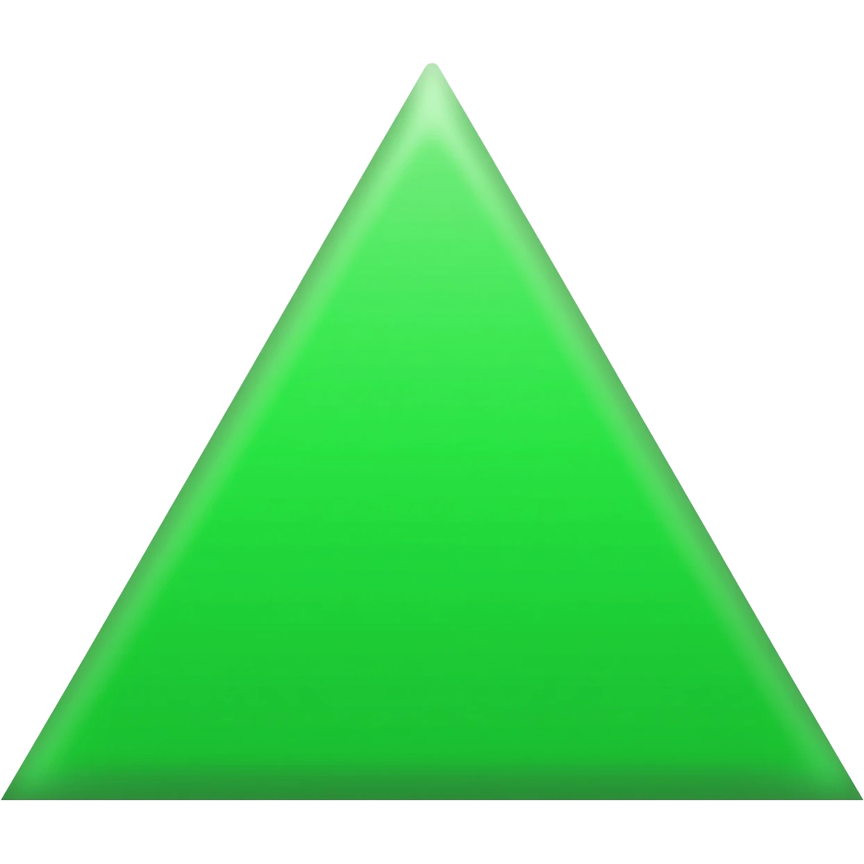 green triangle emoji