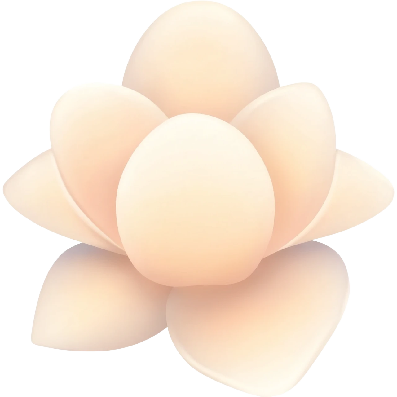 Pastel flower petals emoji