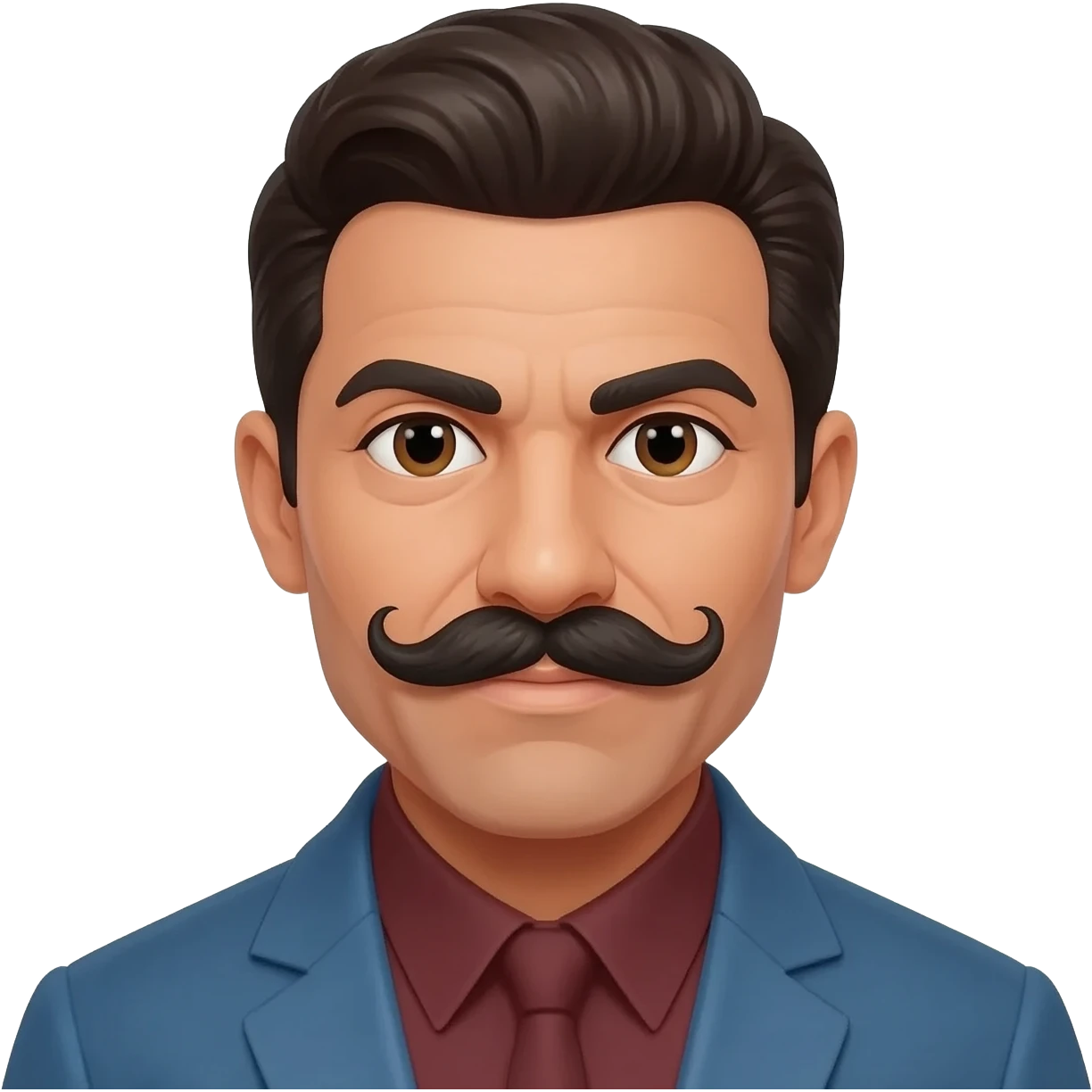 celebrity mustache emoji