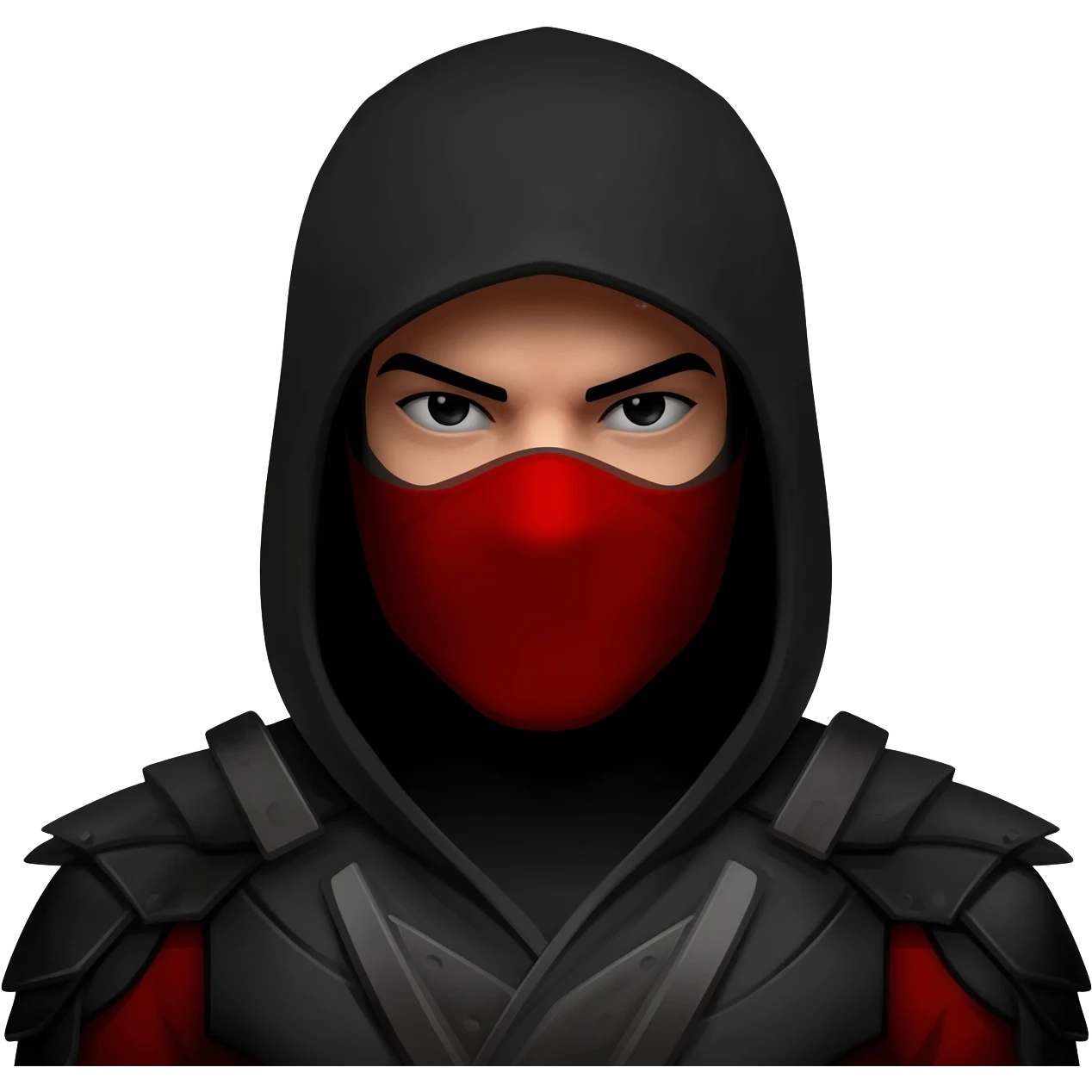 Red ninja emoji