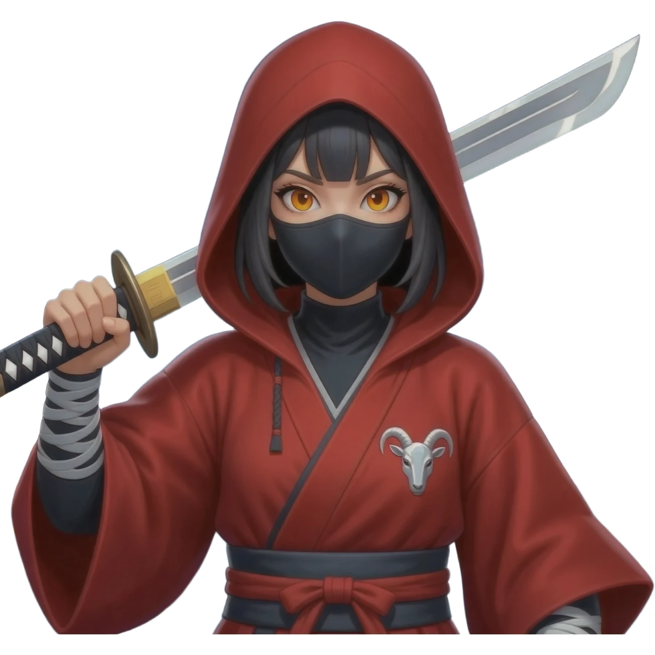 Ninja girl zodiac ♈️ emoji