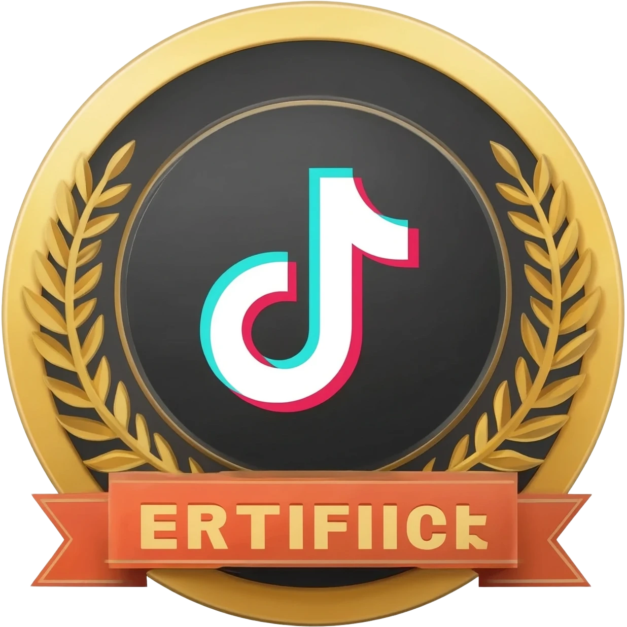 certifaction Tik tok image emoji