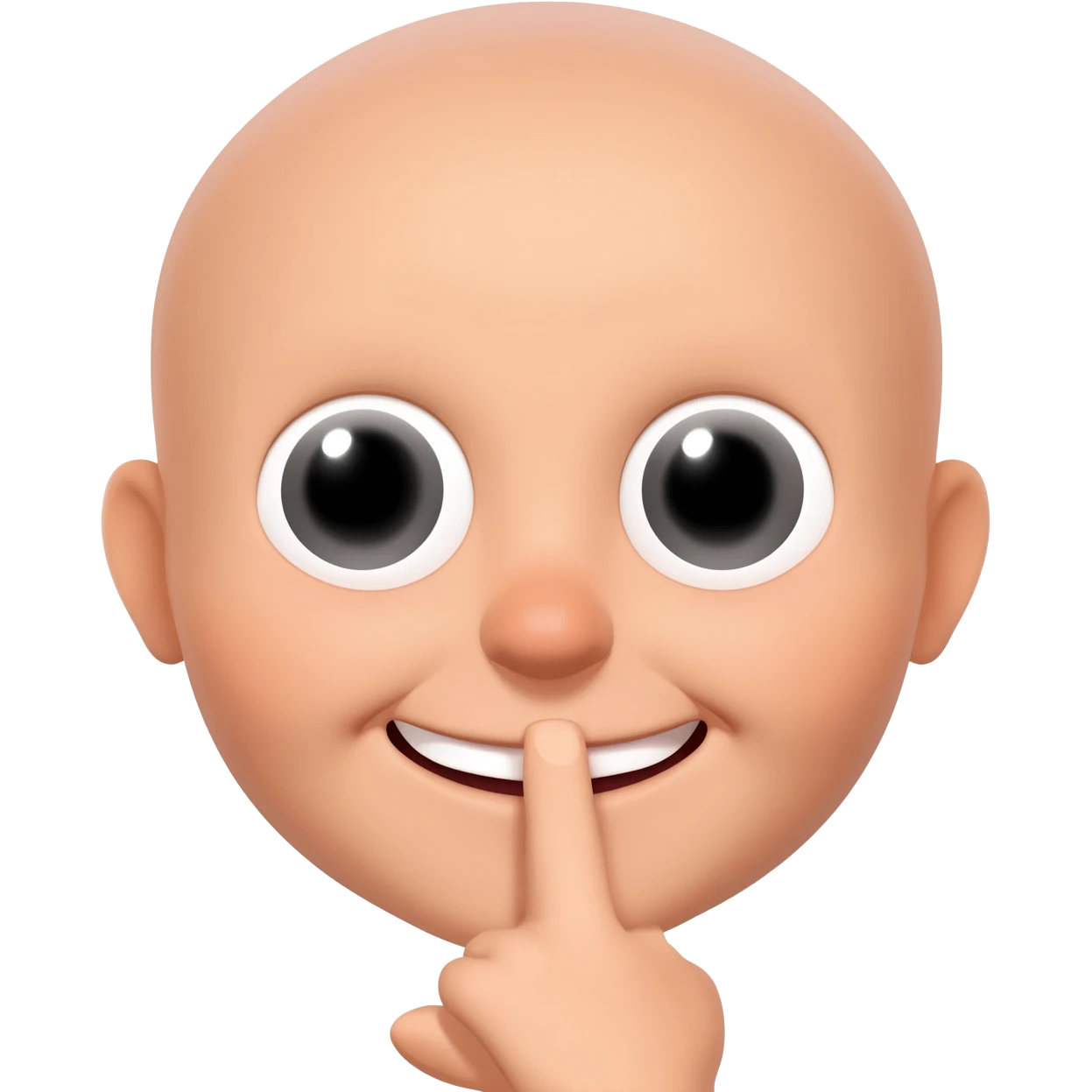 Emoji de carita traviesa y juguetona diciendo ‘grrrr’, con un dedo en la boca, ojos pícaros, sonrisa coqueta, estilo kawaii, como un emoji de TikTok.” emoji