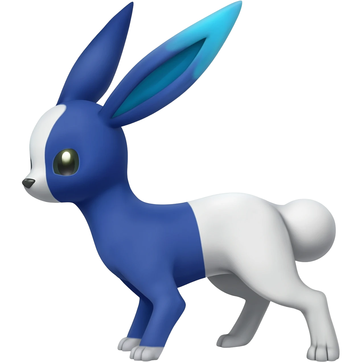 Shiny Furret-Absol-Noibat-Hybrid (Full body) emoji