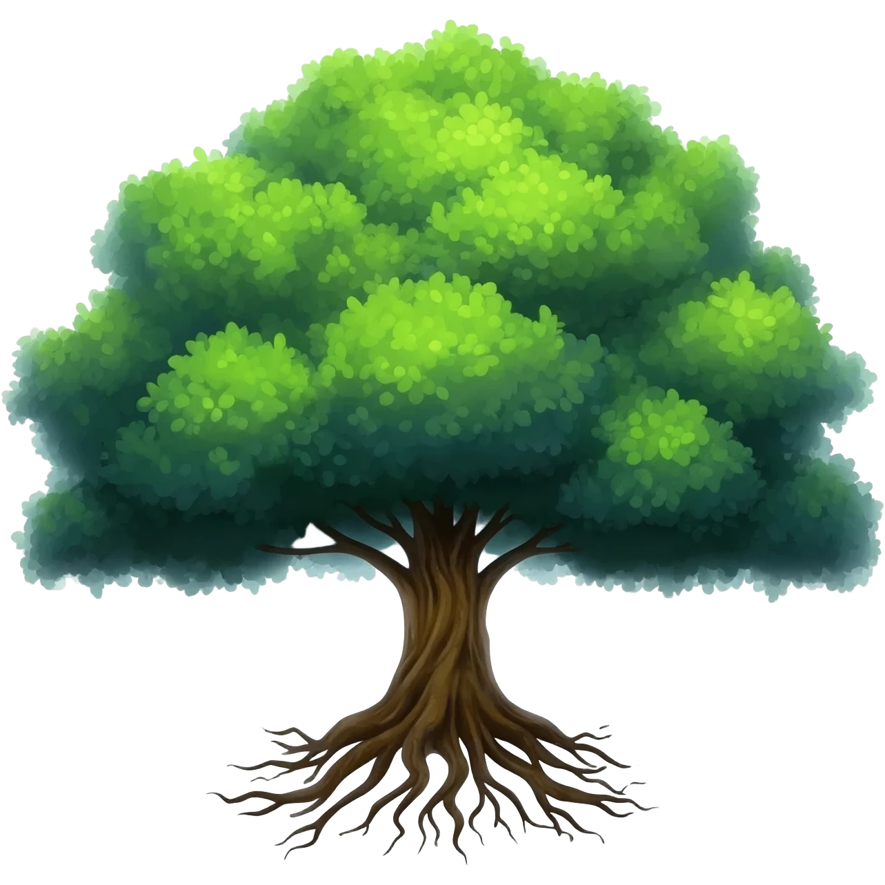 1. world tree growing emoji
