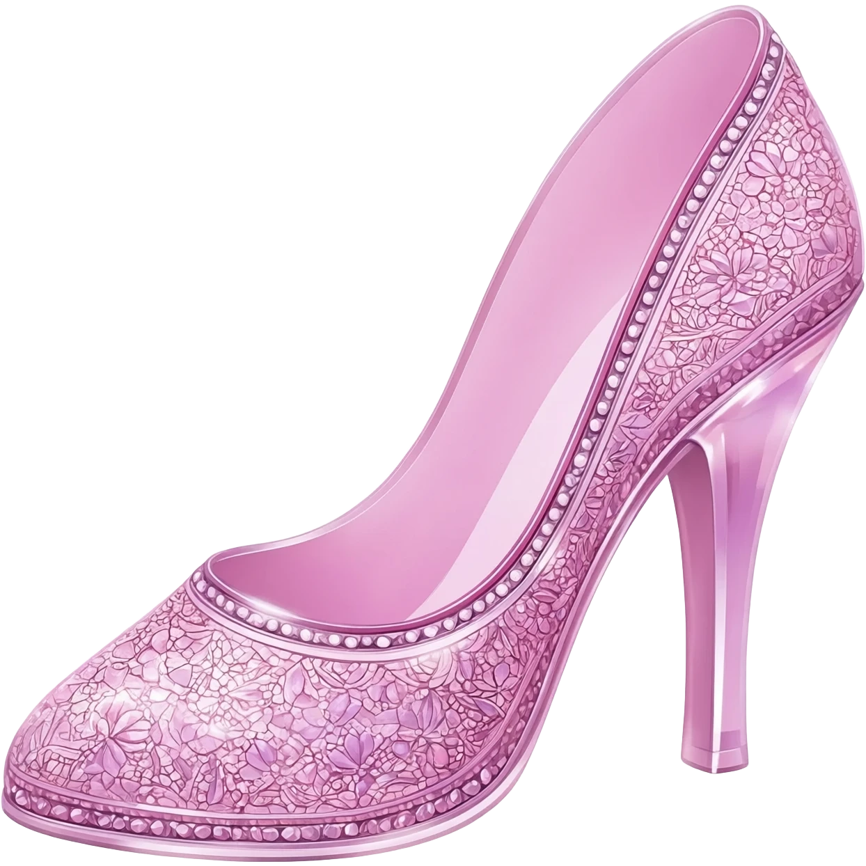 Cinderella glass slipper emoji emoji