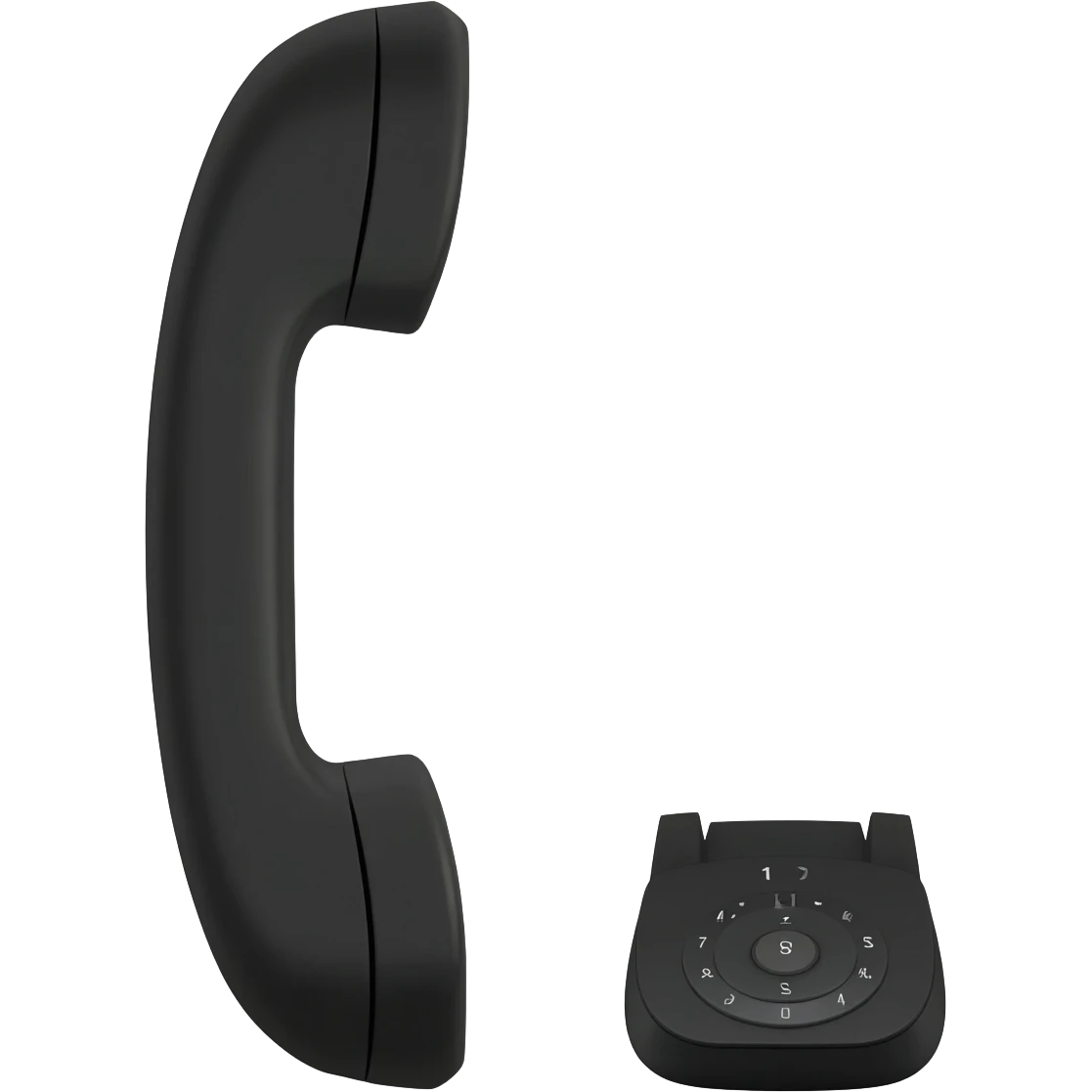 Black doll phones emoji