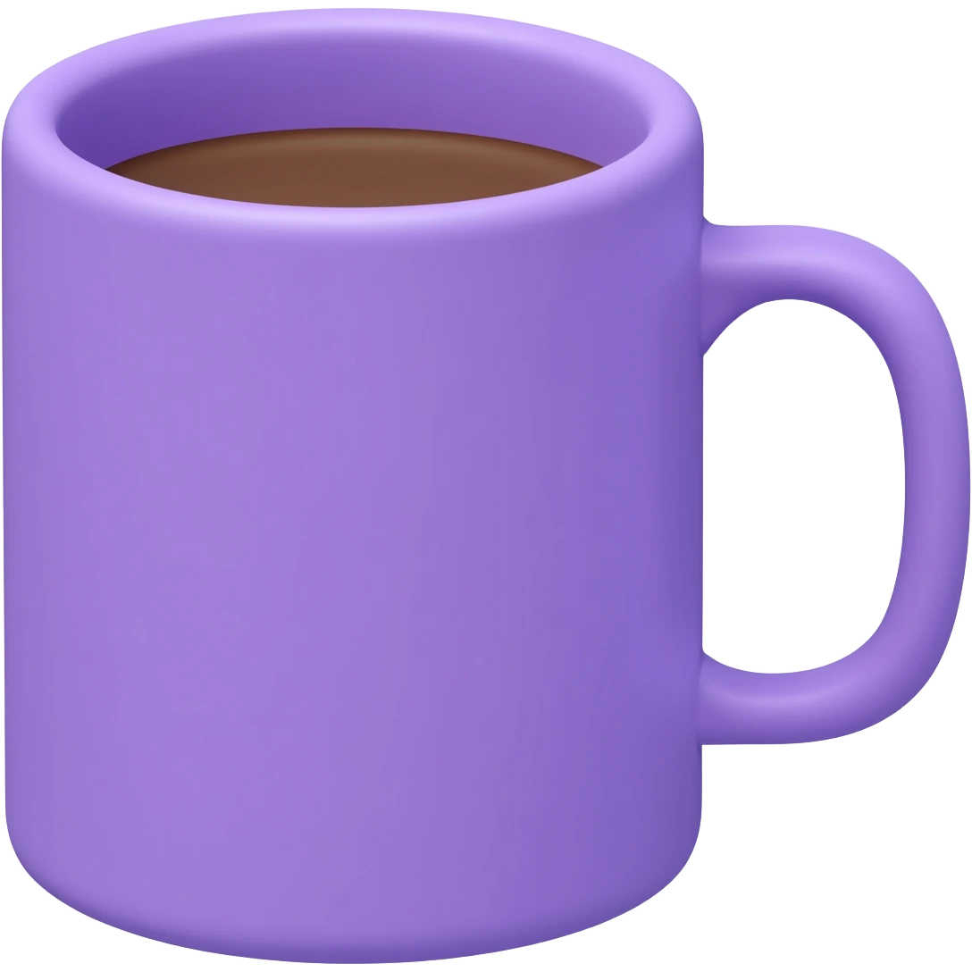 Hyperrealistic 3d rendering y2k coffee mug emoji