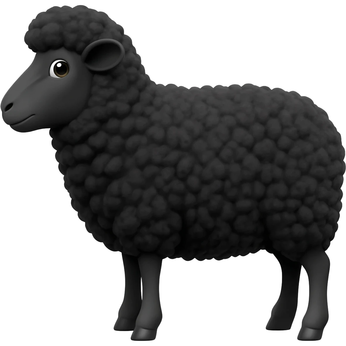 Black sheep emoji