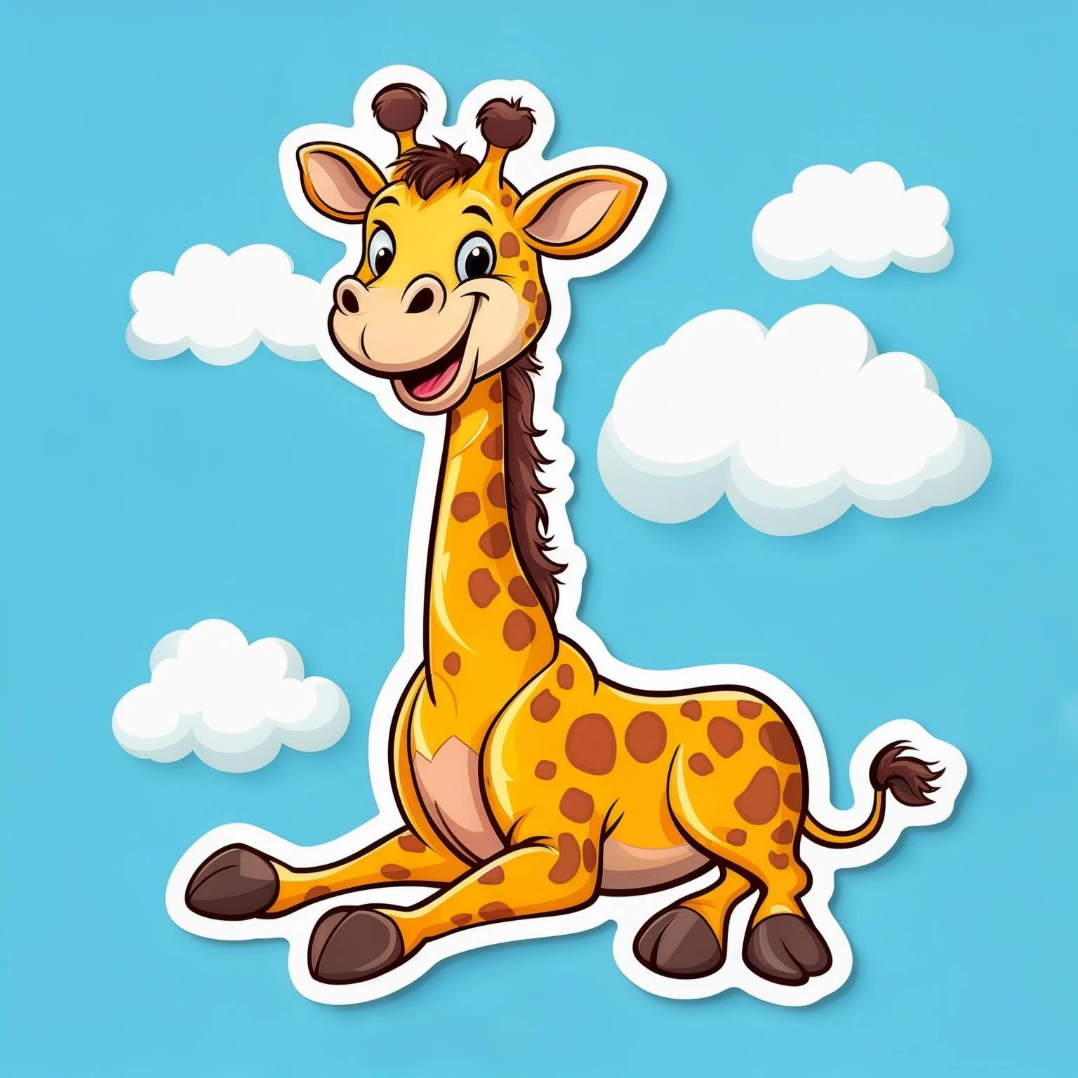 Giraffe sticker emoji