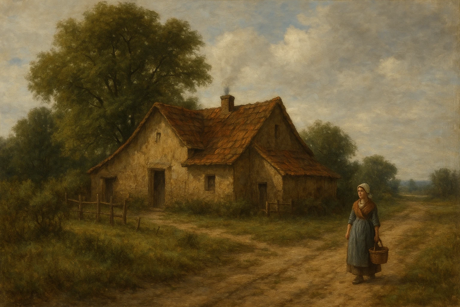 Сгенерируй эту же картину в стиле реалистичной живописи emoji