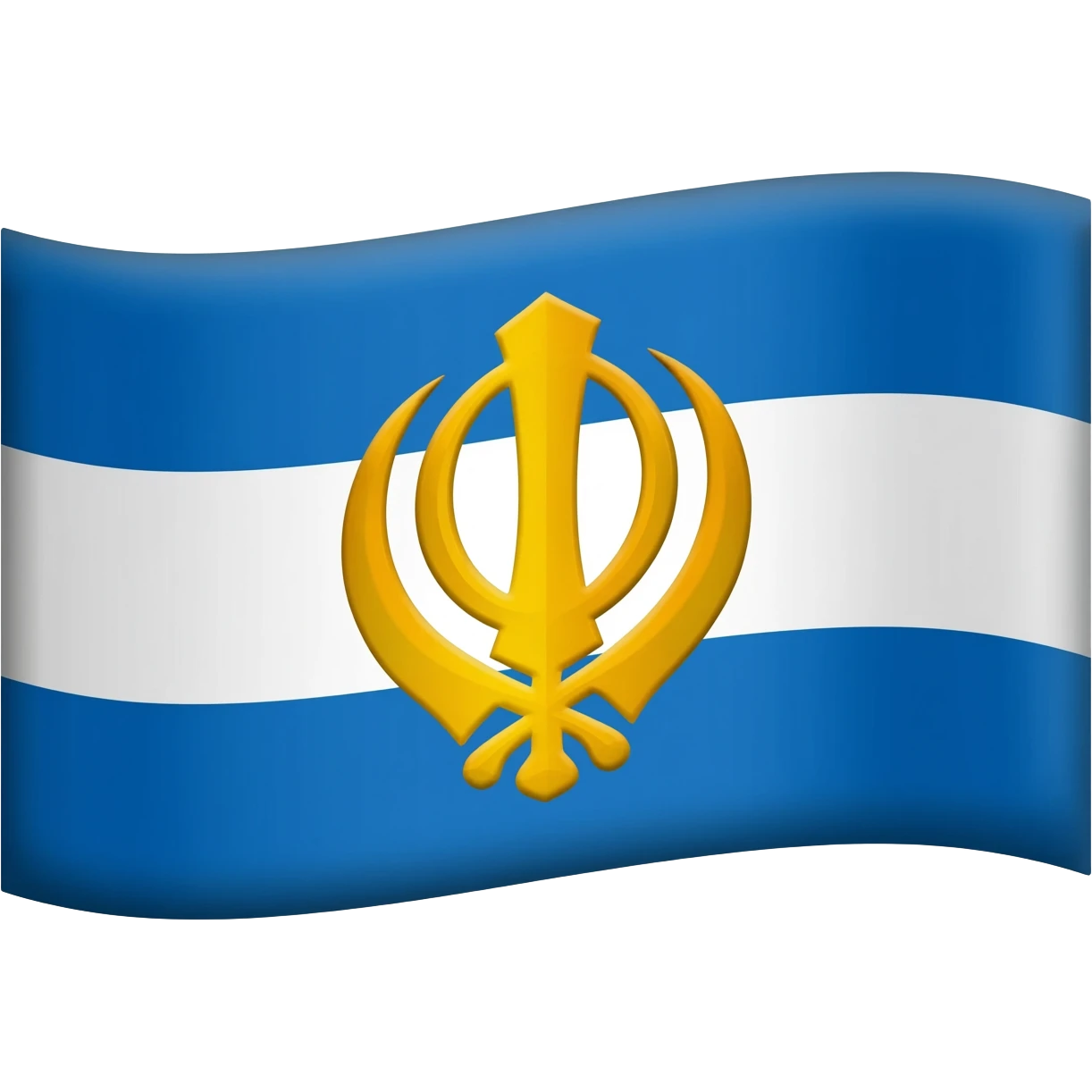 Flag with sikh sign emoji