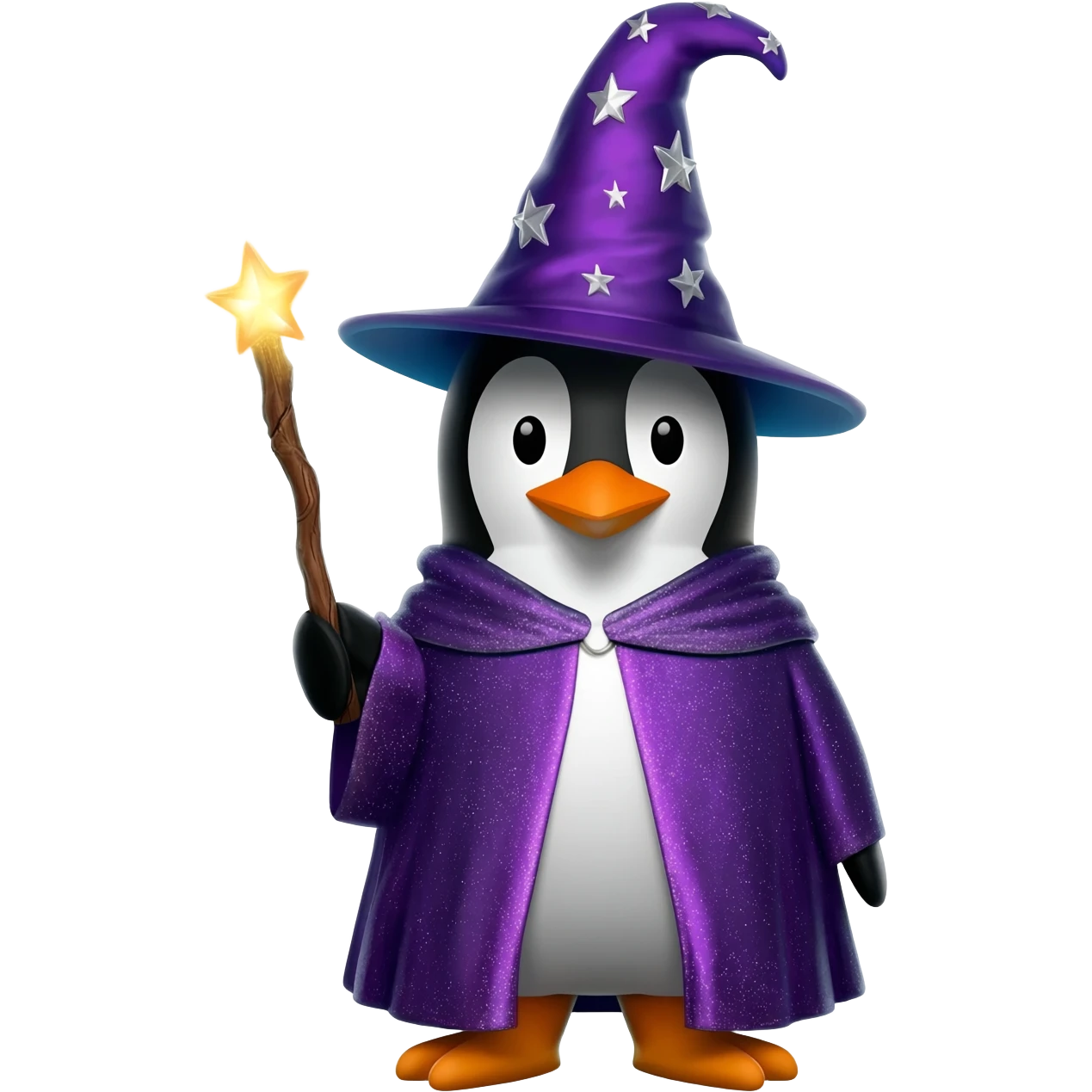 Penguin Wizard emoji