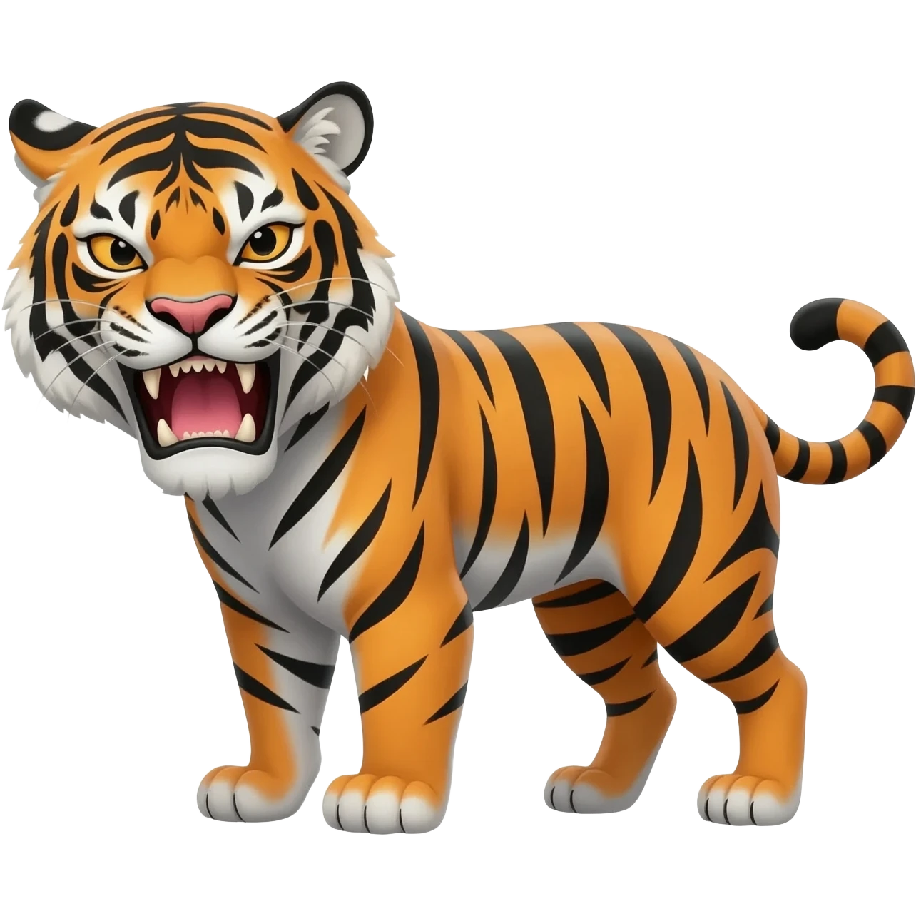 angry tiger emoji